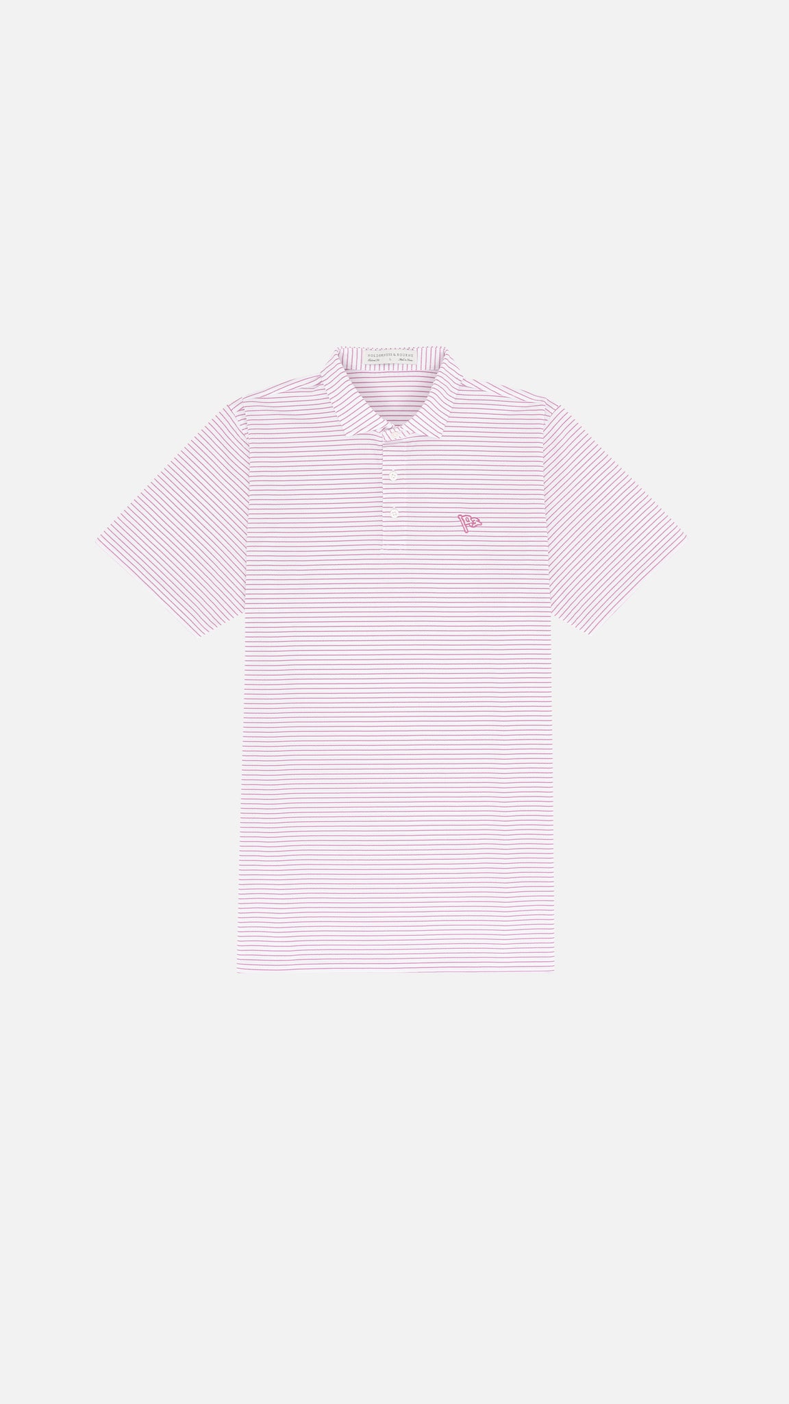 QG x HB Pennant Polo White & Regent